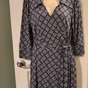 New Laundry wrap dress